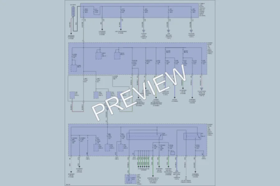 2005 Toyota LandCruiser Power Distribution wiring diagram preview