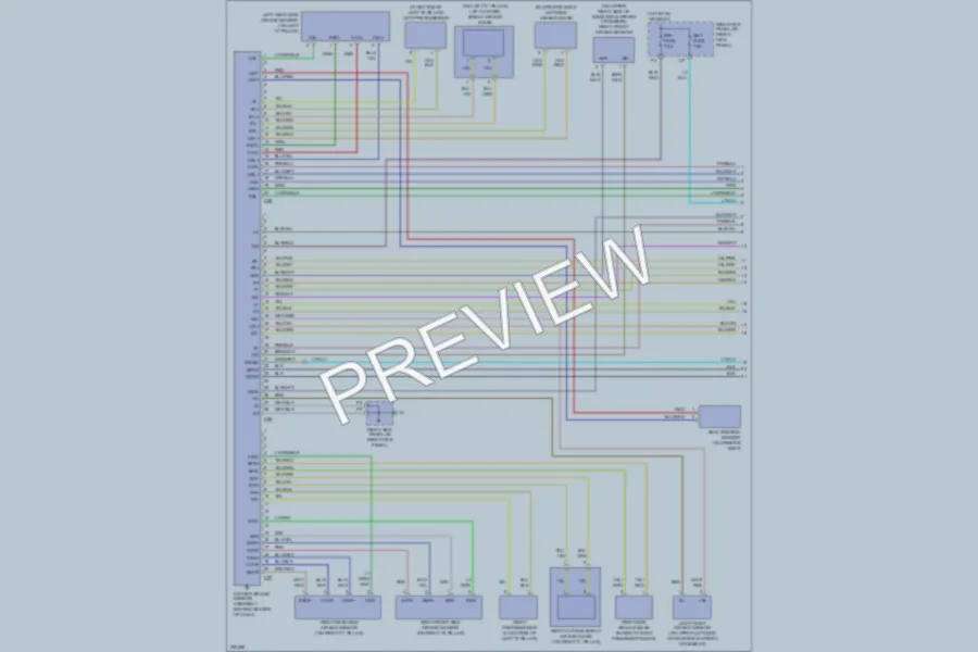 2005 Toyota LandCruiser Supplemental Restraints wiring diagram preview