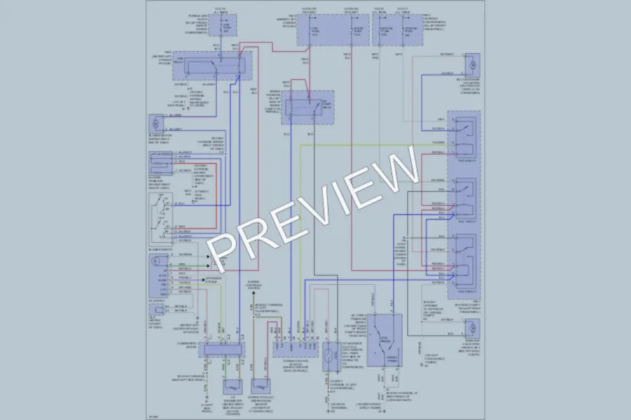 2005 Toyota MR2Spyder Air Conditioning wiring diagram preview