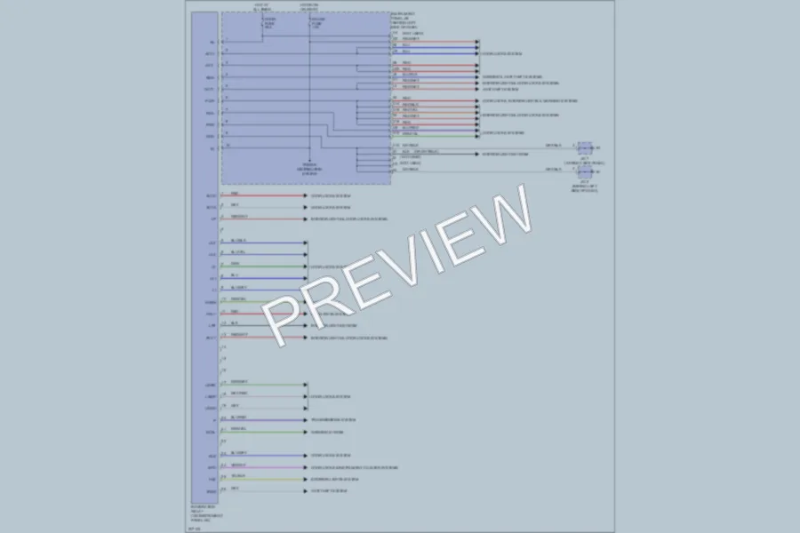 2005 Toyota Matrix Body Control Modules wiring diagram preview