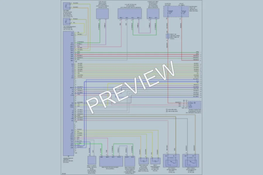 2005 Toyota Matrix Supplemental Restraints wiring diagram preview