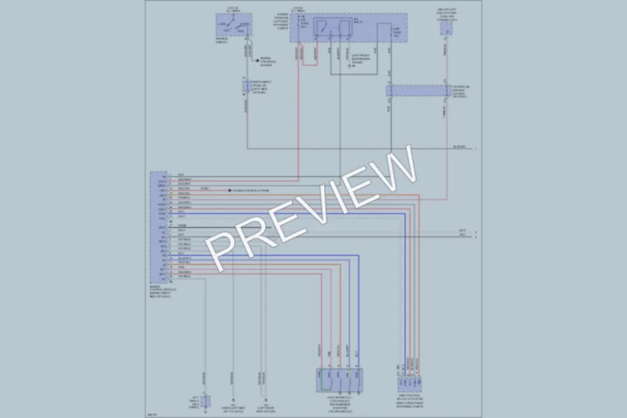 2005 Toyota Matrix Transmission wiring diagram preview