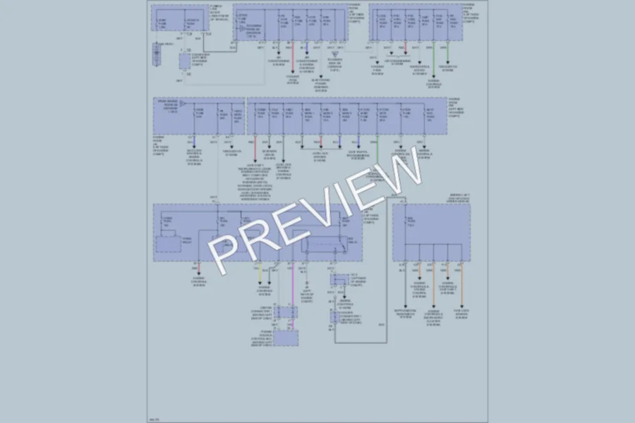 2005 Toyota Prius Power Distribution wiring diagram preview