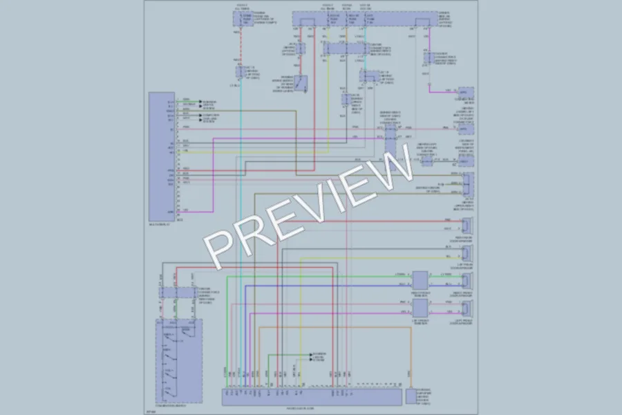 2005 Toyota Prius Radio wiring diagram preview