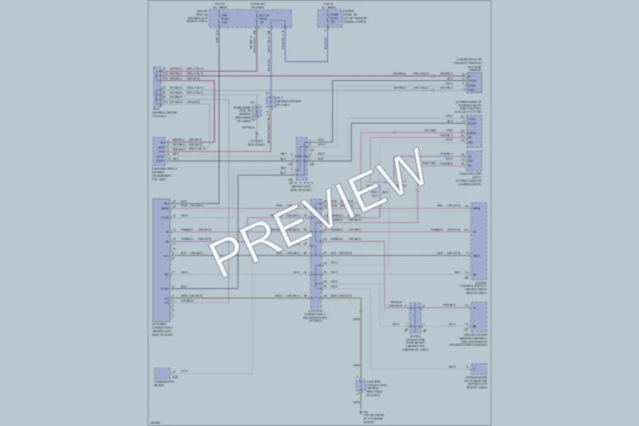 2005 Toyota RAV4 Computer Data Lines wiring diagram preview