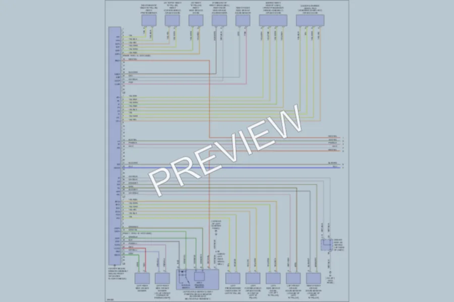 2005 Toyota RAV4 Supplemental Restraints wiring diagram preview