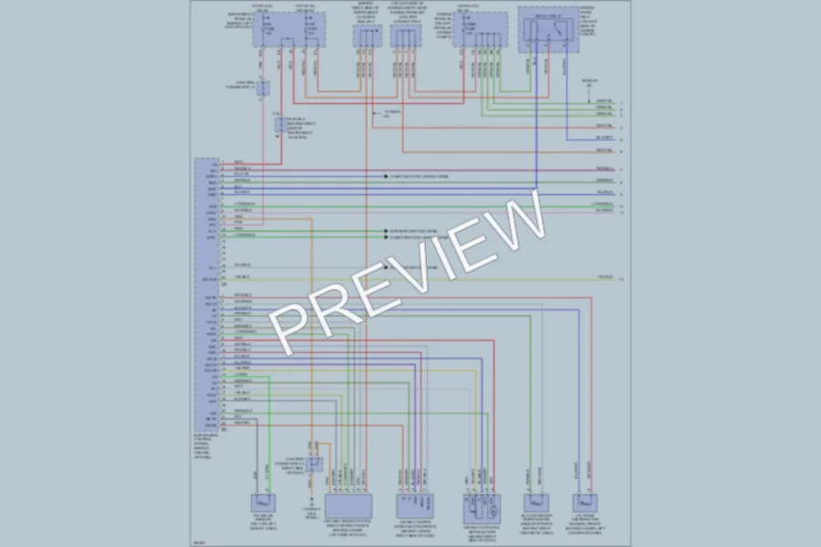 2005 Toyota Sequoia Air Conditioning wiring diagram preview