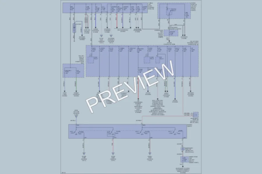 2005 Toyota Sequoia Power Distribution wiring diagram preview