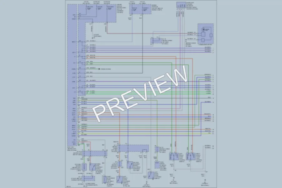 2005 Toyota Sienna Anti Theft wiring diagram preview