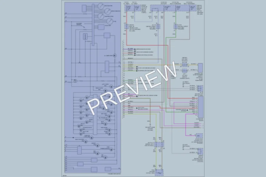 2005 Toyota Sienna Instrument Cluster wiring diagram preview