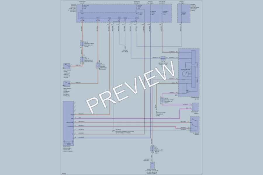 2005 Toyota Sienna Power Top Sunroof wiring diagram preview