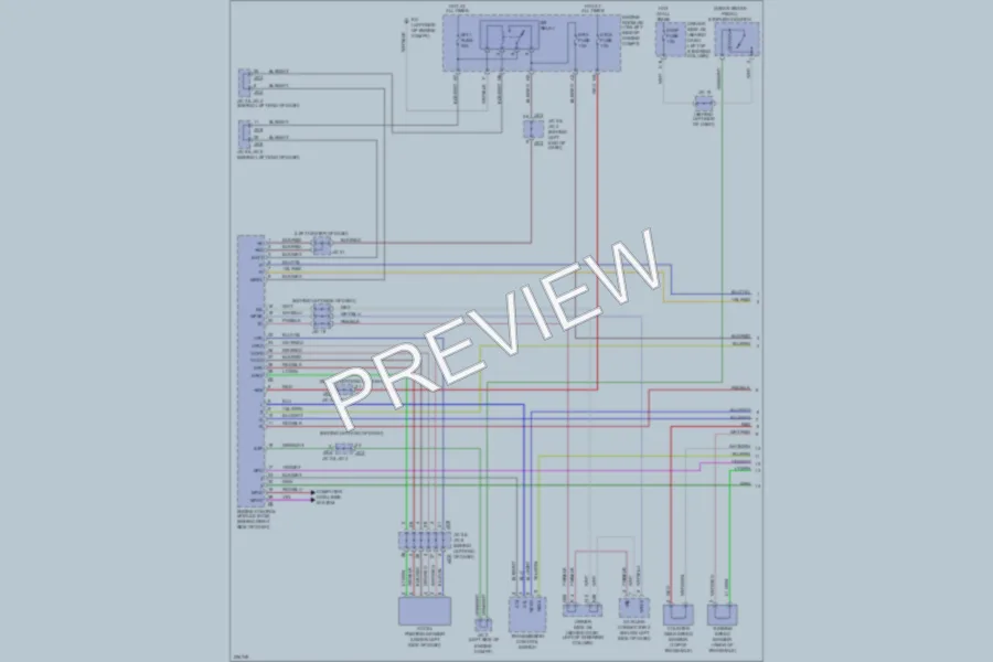 2005 Toyota Sienna Transmission wiring diagram preview