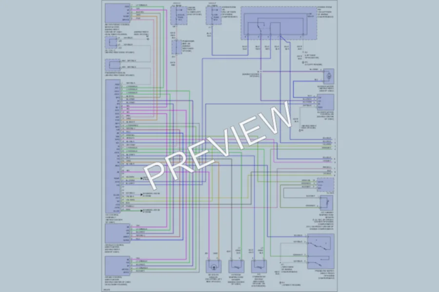 2005 Toyota Solara Air Conditioning wiring diagram preview
