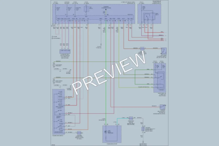 2005 Toyota Solara Headlights wiring diagram preview