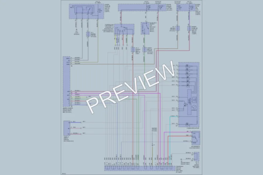 2005 Toyota Solara Transmission wiring diagram preview