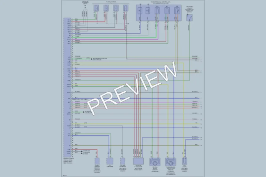 2005 Toyota Tacoma Engine Performance wiring diagram preview