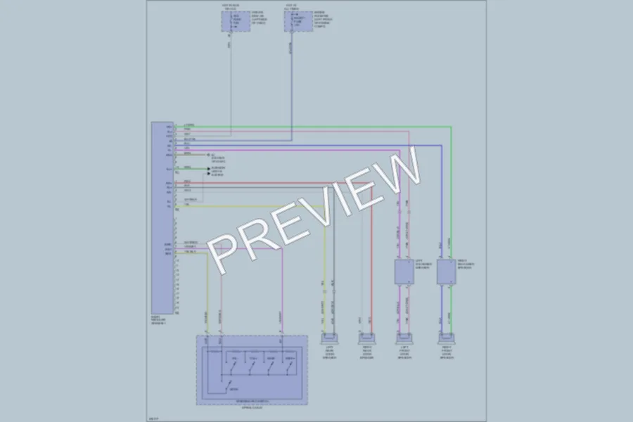 2005 Toyota Tacoma Radio wiring diagram preview