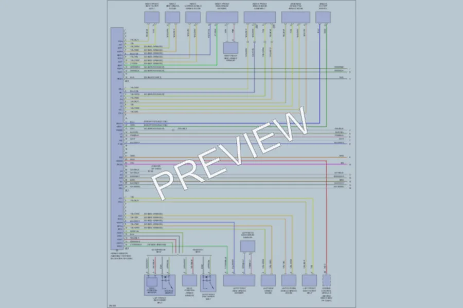 2005 Toyota Tacoma Supplemental Restraints wiring diagram preview