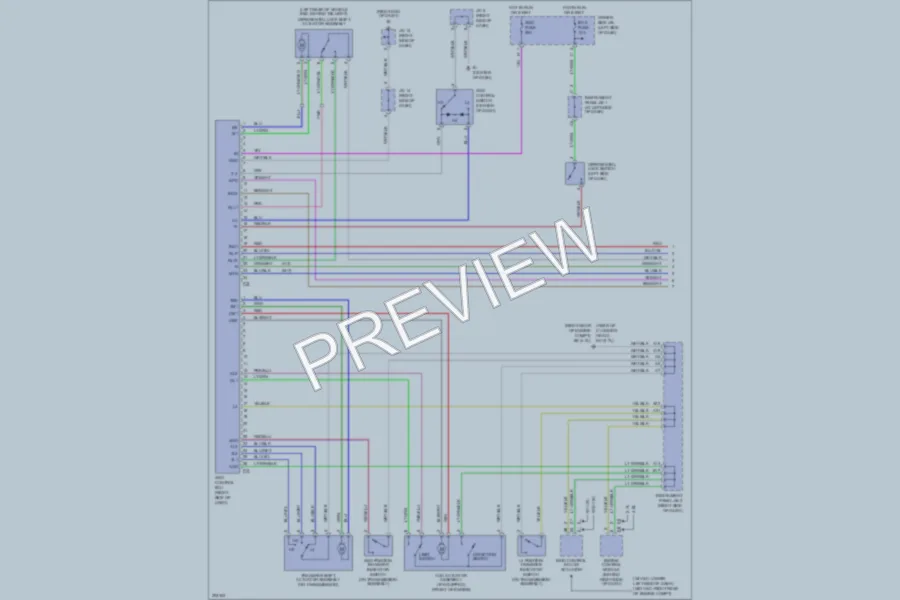 2005 Toyota Tacoma Transmission wiring diagram preview