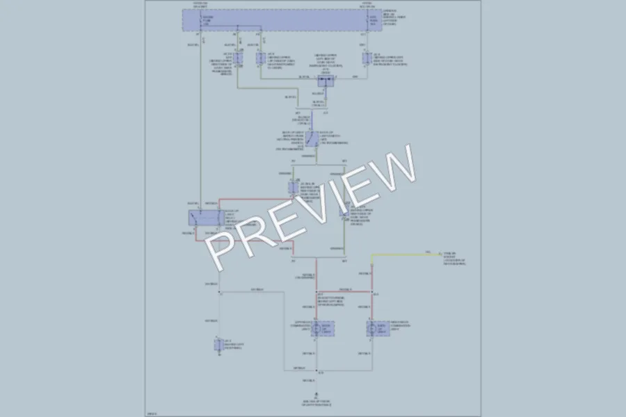 2005 Toyota Tundra Exterior Lights wiring diagram preview
