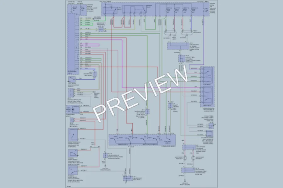 2005 Toyota Tundra Headlights wiring diagram preview