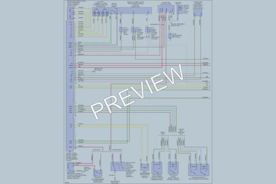 2005 Toyota Tundra Supplemental Restraints wiring diagram preview