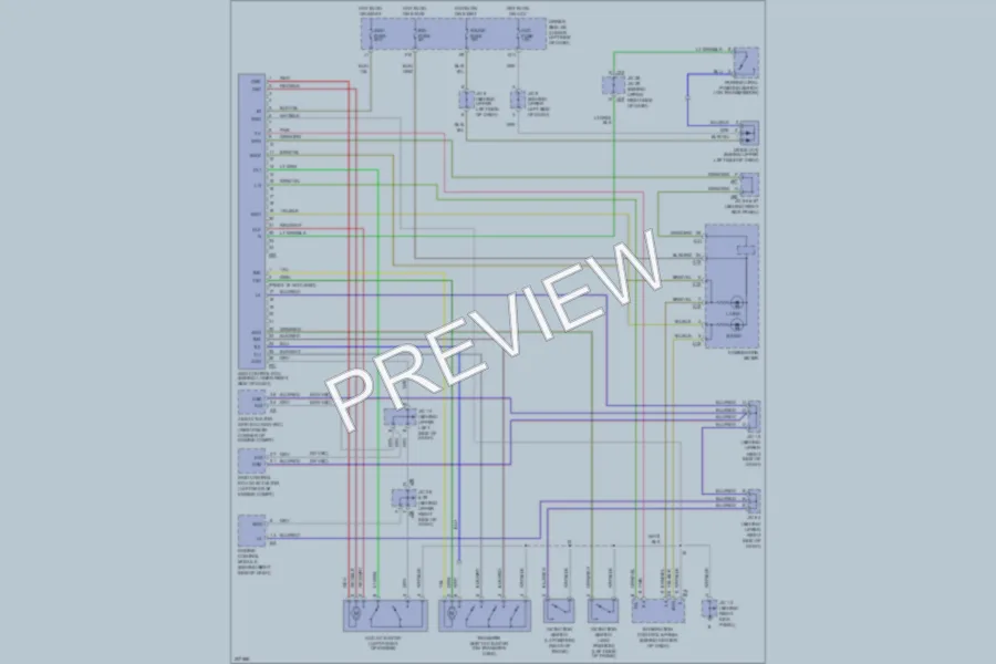 2005 Toyota Tundra Transmission wiring diagram preview
