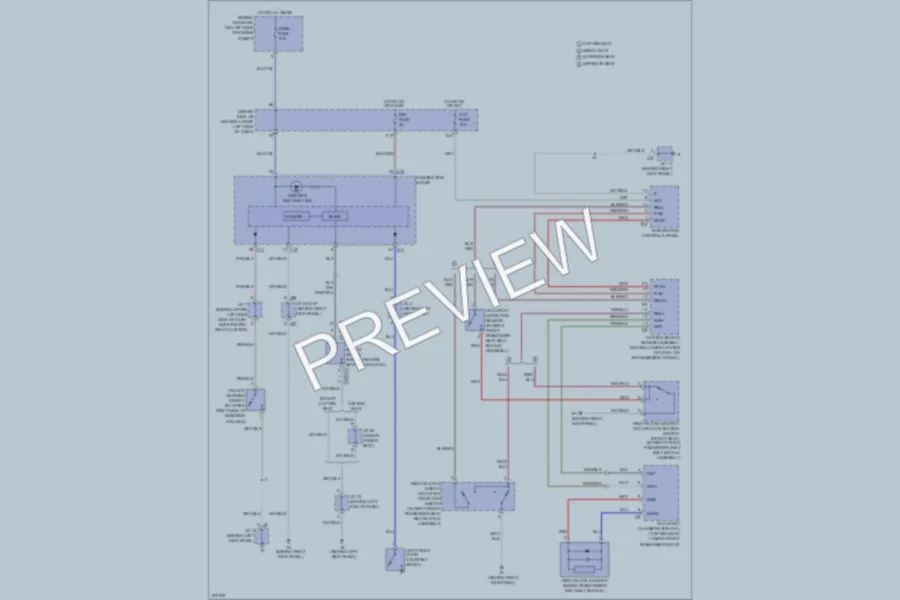 2005 Toyota Tundra Warning Systems wiring diagram preview