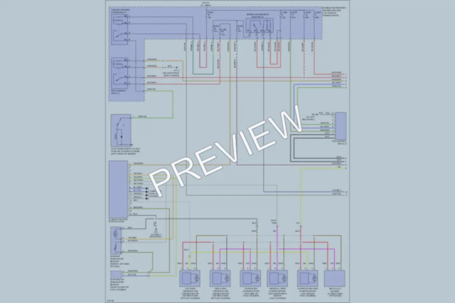 2005 Volvo S40 Air Conditioning wiring diagram preview