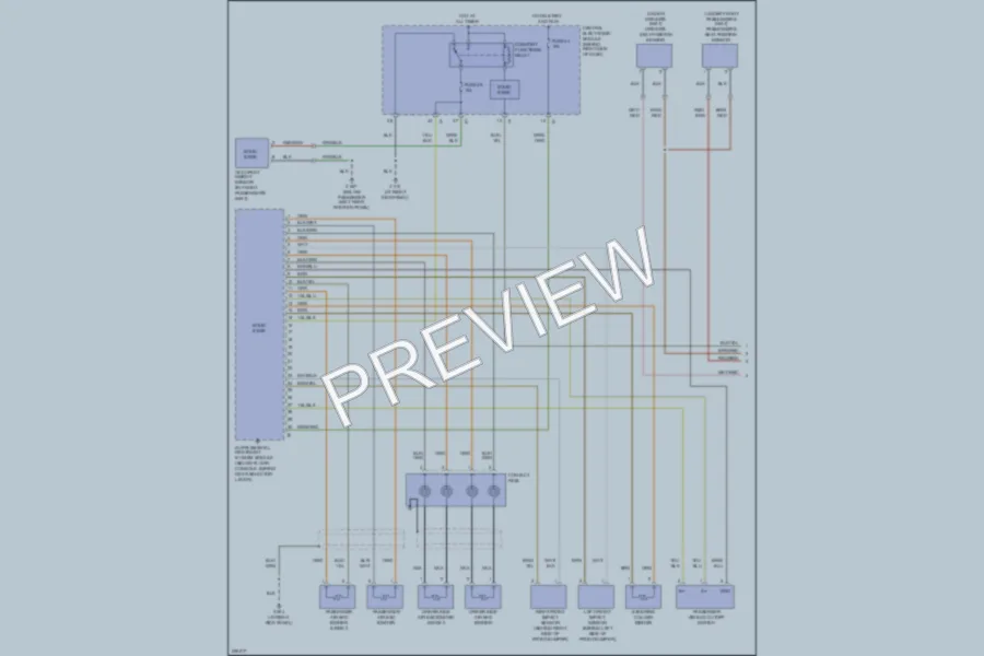 2005 Volvo S40 Supplemental Restraints wiring diagram preview