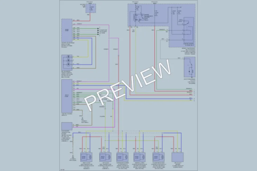 2005 Volvo S80 Air Conditioning wiring diagram preview