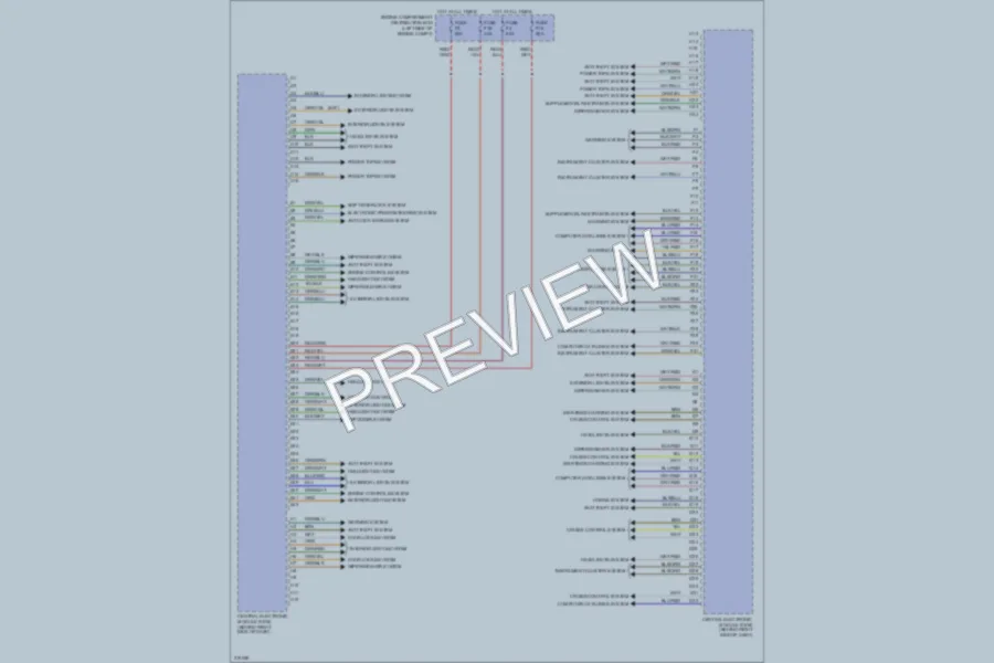 2005 Volvo V50 Body Control Modules wiring diagram preview