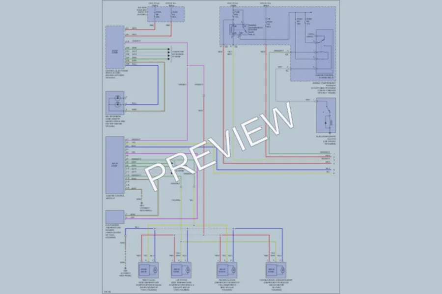2005 Volvo V70 Air Conditioning wiring diagram preview