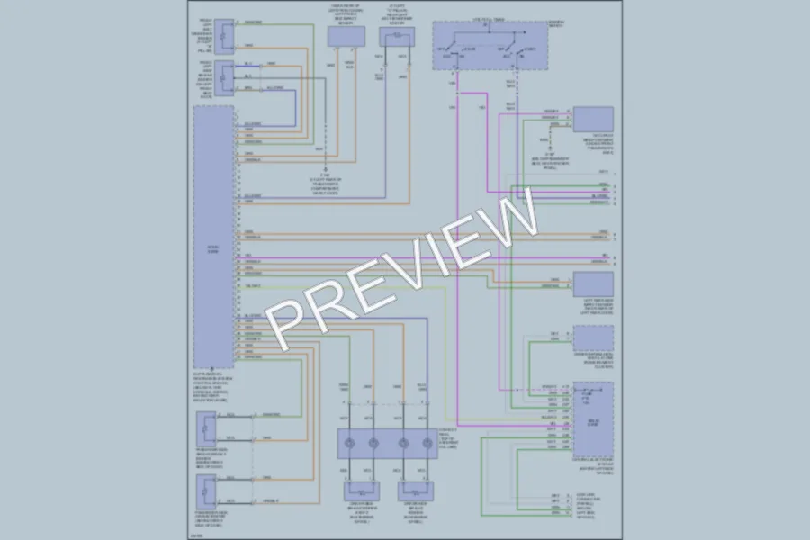 2005 Volvo V70 Supplemental Restraints wiring diagram preview
