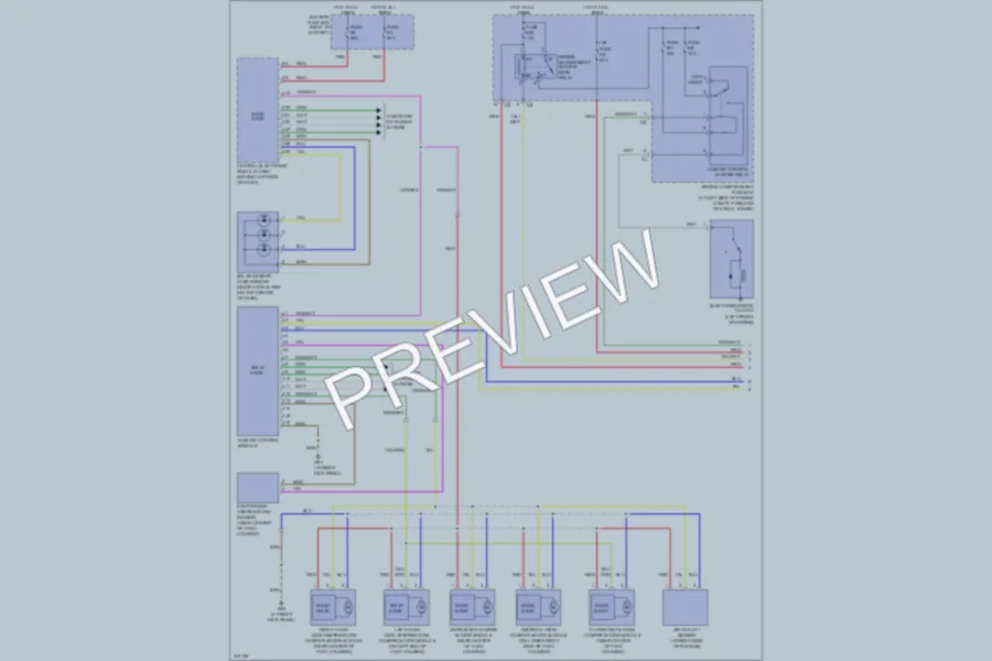2005 Volvo XC70 Air Conditioning wiring diagram preview