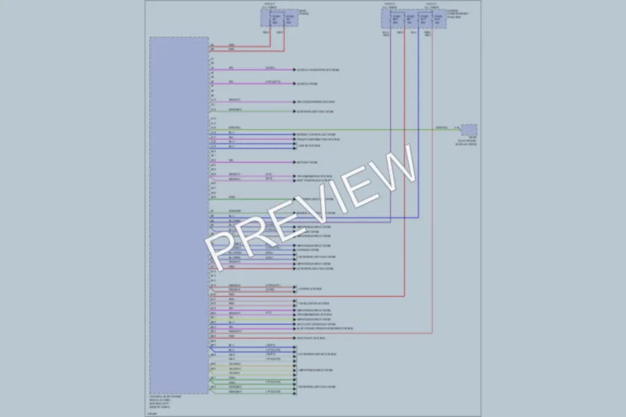 2005 Volvo XC70 Body Control Modules wiring diagram preview