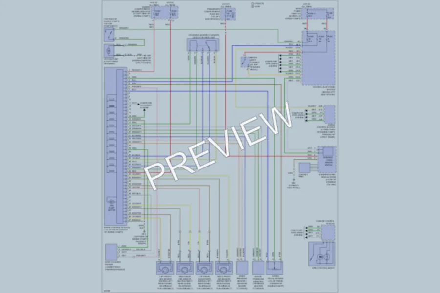 2005 Volvo XC90 Anti Lock Brakes wiring diagram preview