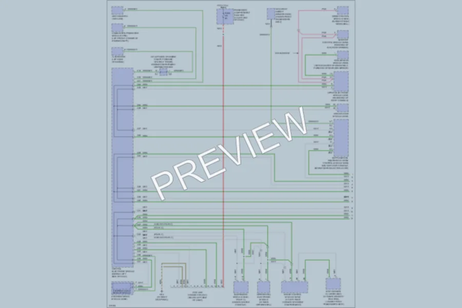 2005 Volvo XC90 Computer Data Lines wiring diagram preview