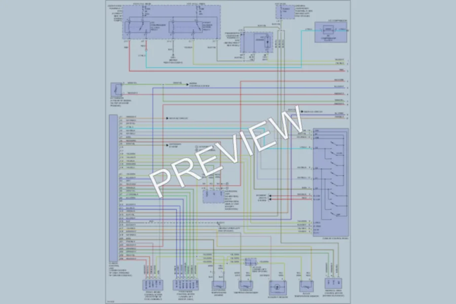 2006 Acura MDX Air Conditioning wiring diagram preview