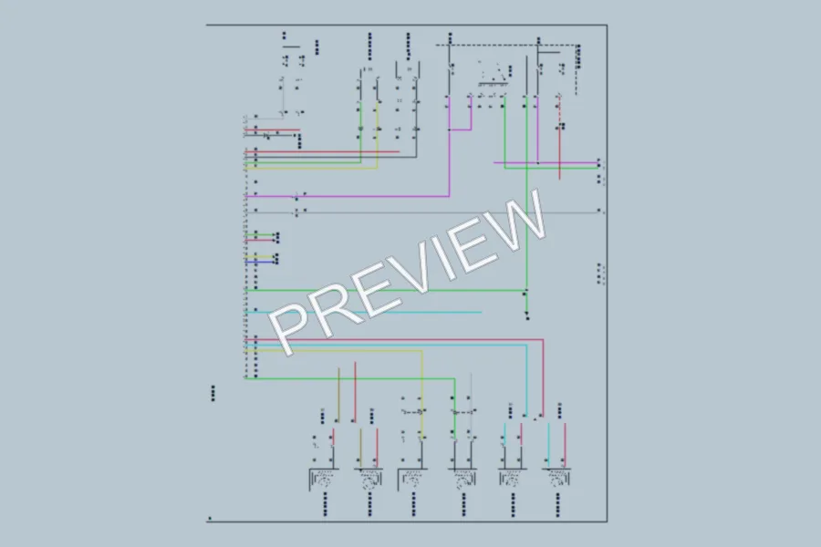 2006 Acura RDX Anti Lock Brakes wiring diagram preview
