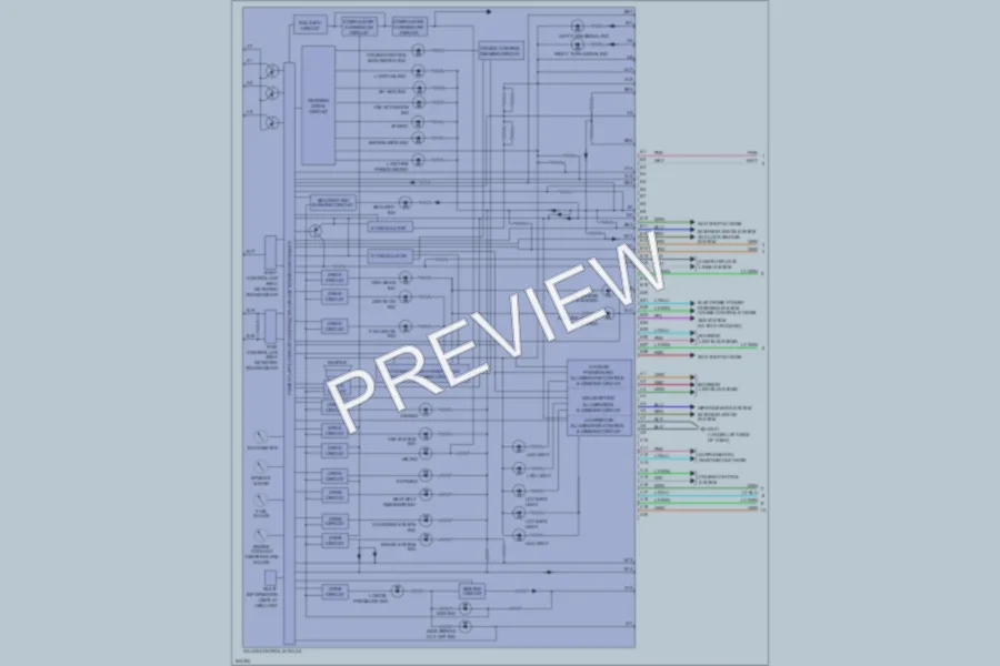 2006 Acura RL Instrument Cluster wiring diagram preview