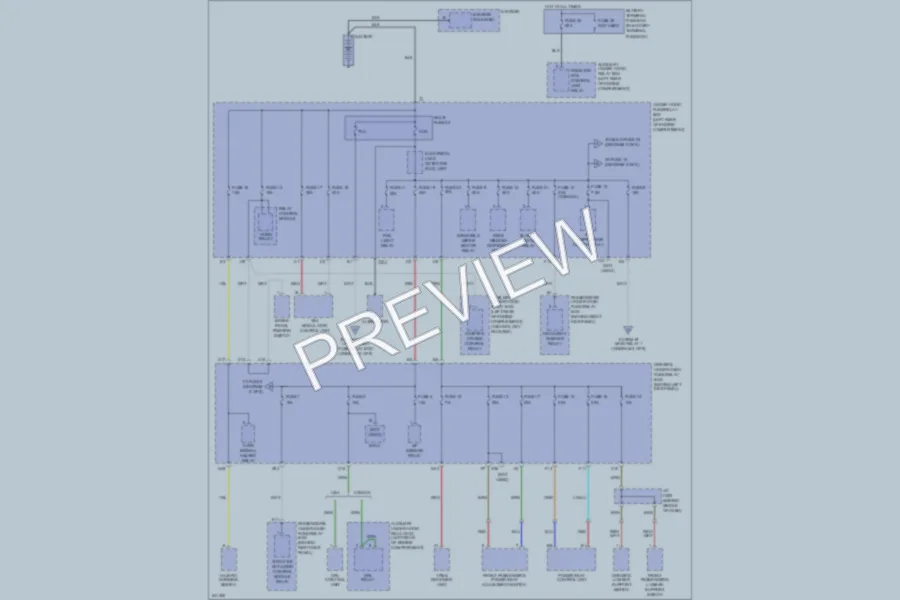 2006 Acura RL Power Distribution wiring diagram preview