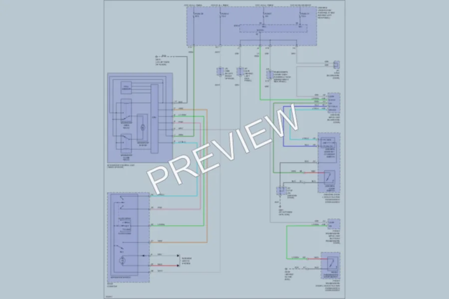 2006 Acura RL Power Top Sunroof wiring diagram preview