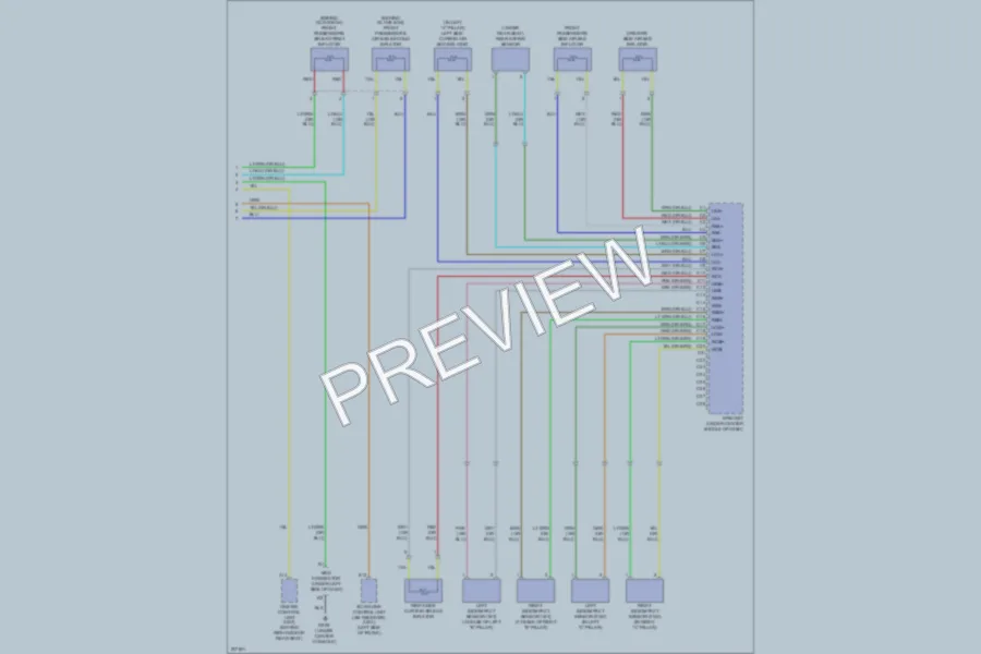 2006 Acura RL Supplemental Restraints wiring diagram preview