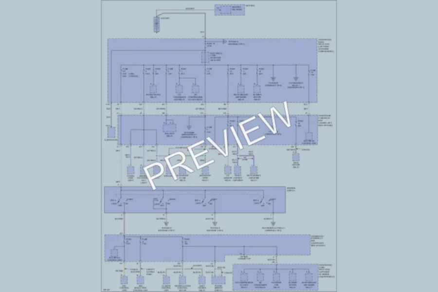 2006 Acura RSX Power Distribution wiring diagram preview