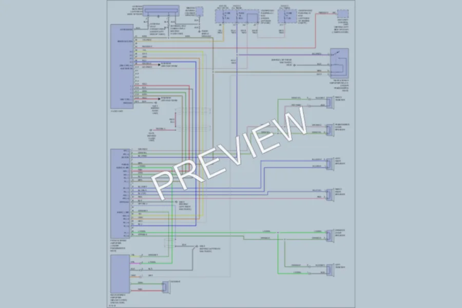 2006 Acura RSX Radio wiring diagram preview