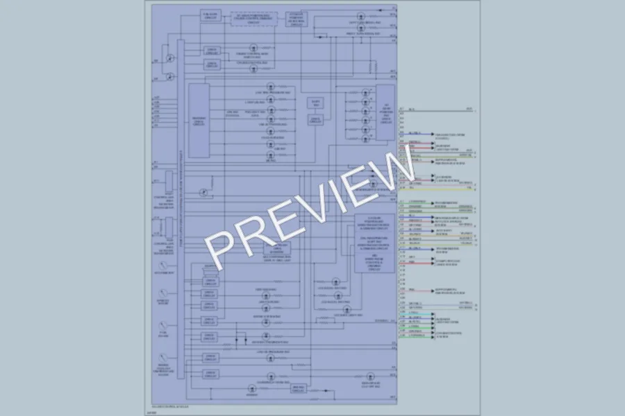 2006 Acura TL Instrument Cluster wiring diagram preview