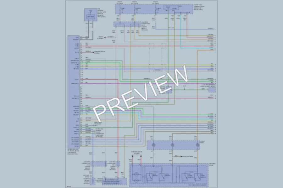 2006 Acura TL Navigation wiring diagram preview