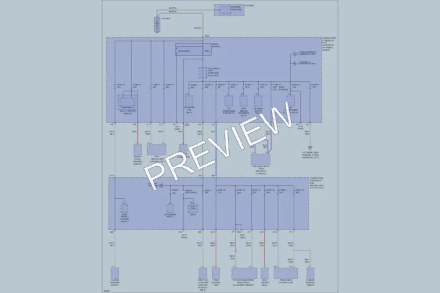 2006 Acura TL Power Distribution wiring diagram preview