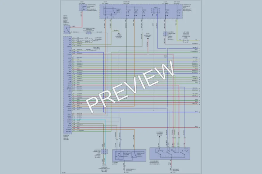 2006 Acura TL Transmission wiring diagram preview